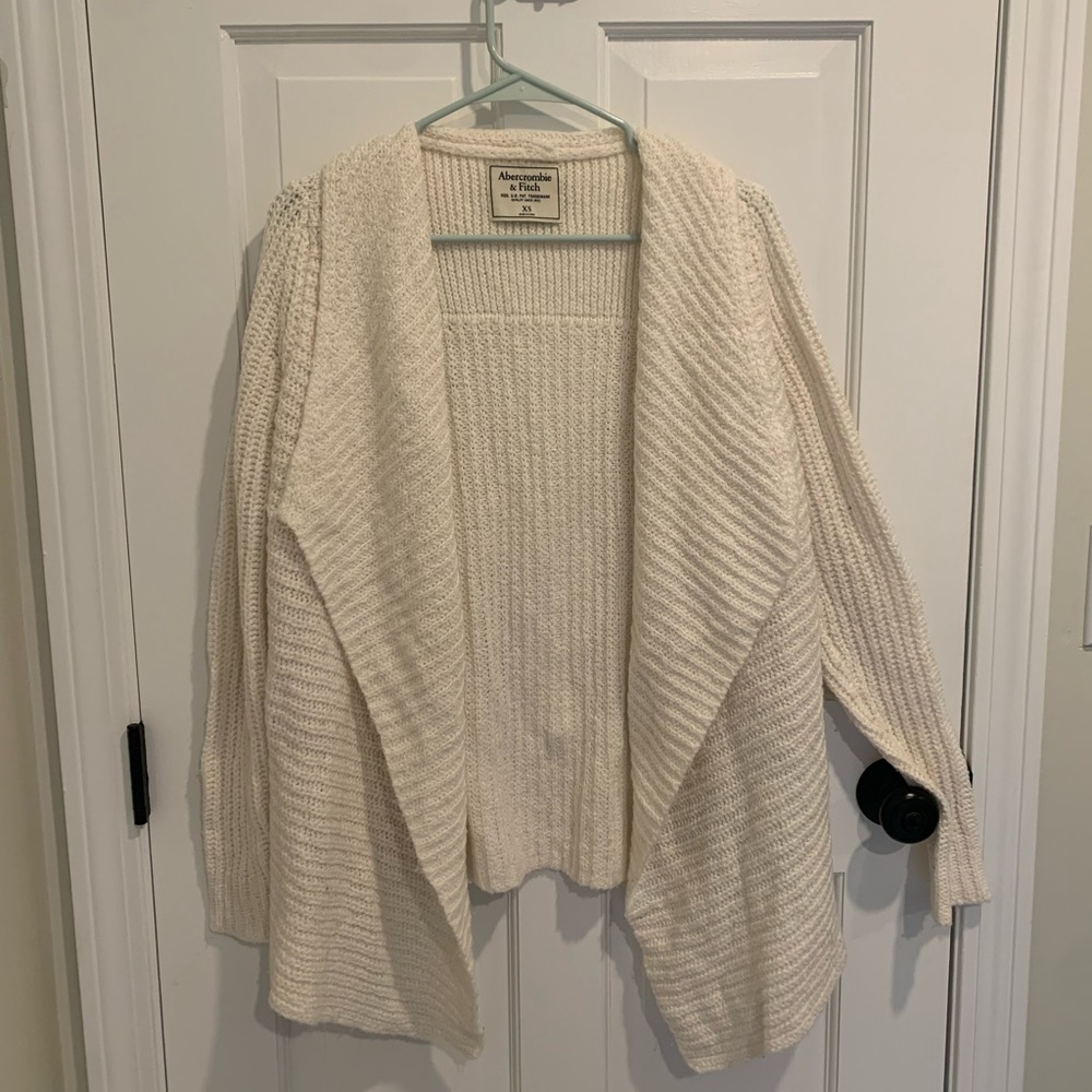 Abercrombie Cream Cardigan